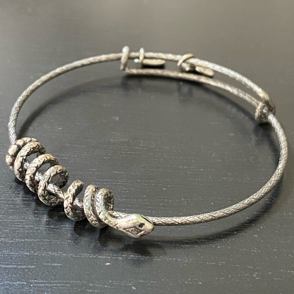 ALEX & ANI Coiled Snake Expandable Bracelet